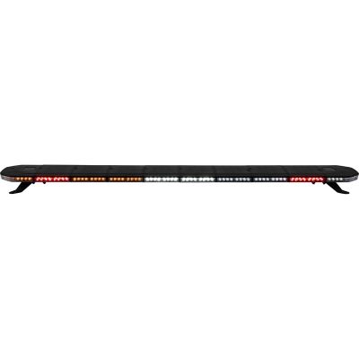 Image showing 6 th Buyers Products 60 in. Amber/Clear LED Light Bar with Warning / Clear Take Downs & Alley Lights / Rear Facing Turn Signals