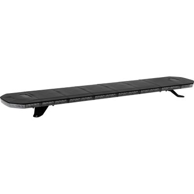 Image showing 7 th Buyers Products 60 in. Amber/Clear LED Light Bar with Warning / Clear Take Downs & Alley Lights / Rear Facing Turn Signals
