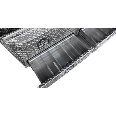 Image showing  60 in. Diamond Tread Aluminum Contractor Pick-Up Truck Tool Box with Lower Drawers Topsider