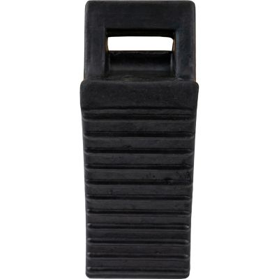 Image showing  Rubber Wheel Chock with Built-In Handle, Pair