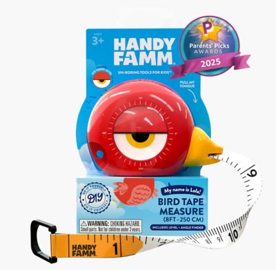 Handy Famm STEM Starter 3-in-1 Lola Bird Tape Measure Kit