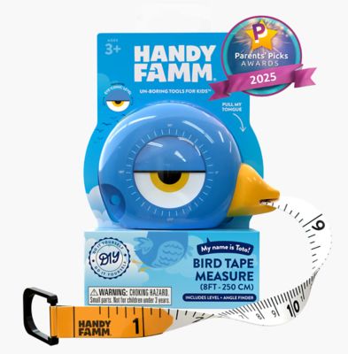Handy Famm STEM Starter 3-in-1 Toto Bird Tape Measure Kit