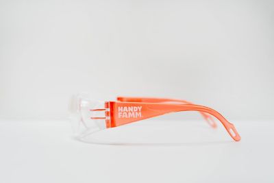 Image showing  Kid's Safety Glasses, Clear/Red