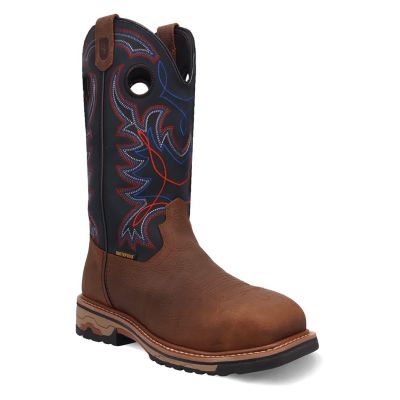 Dan Post Men's Saddlebred Waterproof Leather Steel Toe Work Boots