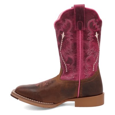 Image showing 6 th Dan Post Kids Salina Leather Boot