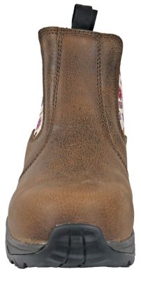 Image showing 4 th Moxie Trades Women's Angel Chelsea Work Boots, Composite Toe, Slip Resistant, Cushioned Insole, EH Rated, Pull-On
