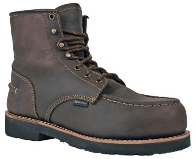 DieHard Men's Monte Work Boots, Composite Toe, Premium Leather, Waterproof, Slip Resistant, EH Rated, 6 in.