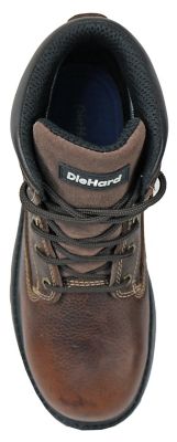 Image showing 6 th DieHard Men's Charger V2 Work Boots Soft Toe Waterproof Slip Resistant, EH Rated, 6 in.