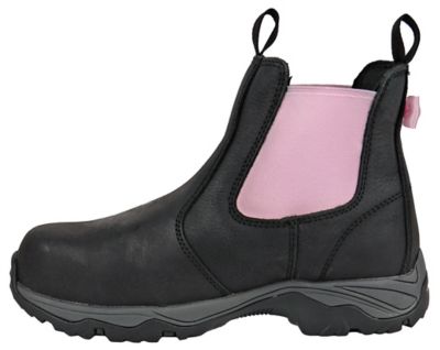 Image showing  Women's Angel Chelsea Work Boots, Composite Toe, Full Grain Leather, Slip Resistant, EH Rated, Pull-On