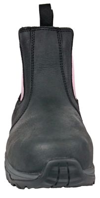 Image showing 4 th Moxie Trades Women's Angel Chelsea Work Boots, Composite Toe, Full Grain Leather, Slip Resistant, EH Rated, Pull-On
