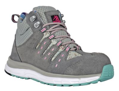 Moxie Trades Women's Trisha Hiker Work Boots, Composite Toe, Cushioned Insole, Slip Resistant, EH Rated