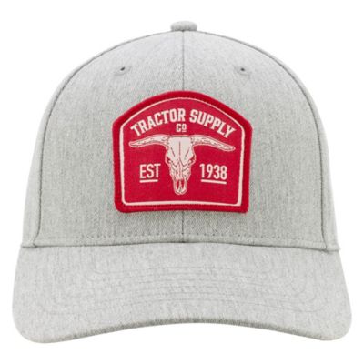 Image showing  Men's Canvas Longhorn Skull Patch Cap