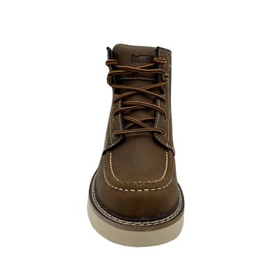 Image showing AdTec Kids' Classic Wedge Outsole Moc-Toe Boots