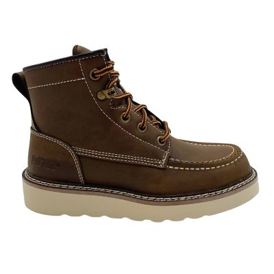 Image showing AdTec Kids' Classic Wedge Outsole Moc-Toe Boots
