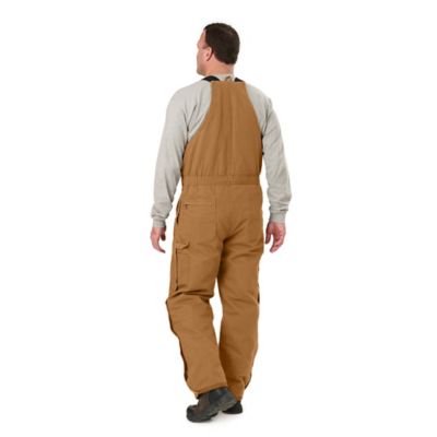 Image showing 1 th Berne Men's Washed Duck Quilt-Lined Insulated Bib Overalls