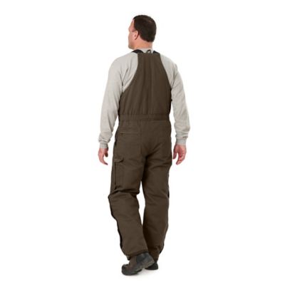 Image showing 1 th Berne Men's Washed Duck Quilt-Lined Insulated Bib Overalls
