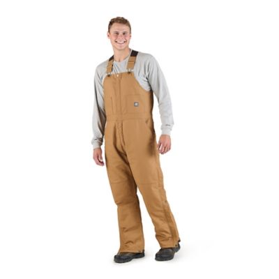 Image showing  Men's Quilt-Lined Duck Insulated Bib Overalls