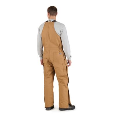 Image showing 1 th Berne Men's Quilt-Lined Duck Insulated Bib Overalls