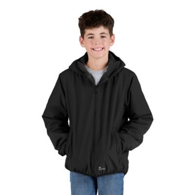 Berne Youth Reversible Sherpa-Lined Hooded Jacket