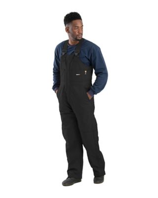 Berne Men's Flame-Resistant Duck Insulated Bib Overalls