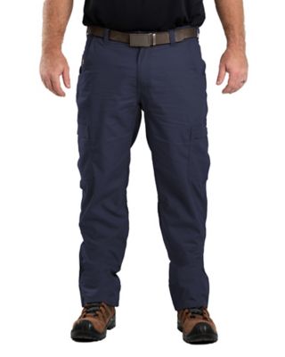 Berne Men's Relaxed Fit Mid-Rise Flame-Resistant Ripstop Cargo Pants