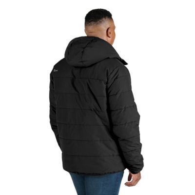 Image showing 1 th Berne Men's Channel Quilt Ripstop Hooded Jacket