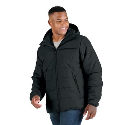 Image showing 0 th Berne Men's Channel Quilt Ripstop Hooded Jacket