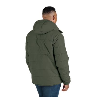 Image showing  Men's Channel Quilt Ripstop Hooded Jacket