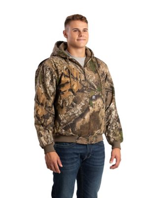 Image showing 0 th Berne Men's Hooded Insulated Realtree APEX Camouflage Jacket