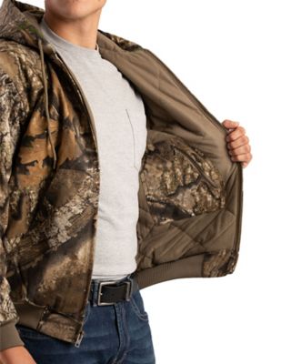 Image showing 2 th Berne Men's Hooded Insulated Realtree APEX Camouflage Jacket