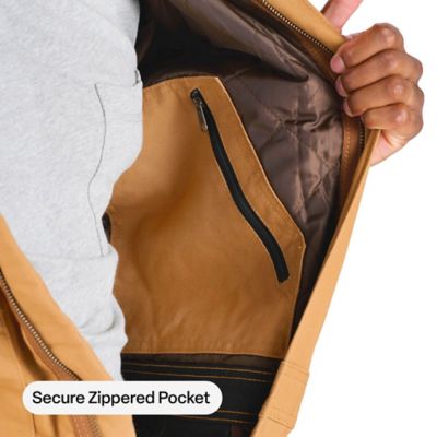 Image showing  Men's Duck Quilt-Lined Insulated Coveralls