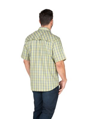 Image showing 1 th Berne Men's Flex180 Degree UPF Button Down Plaid Short Sleeve Shirt
