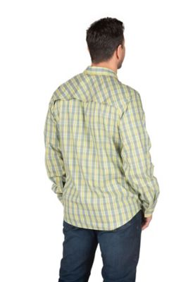Image showing  Men's Flex180 Degree UPF Button Down Plaid Long Sleeve Shirt