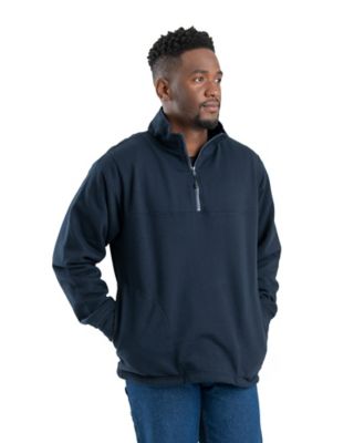 Image showing 1 th Berne Men's Heritage Thermal-Lined Quarter-Zip Sweatshirt