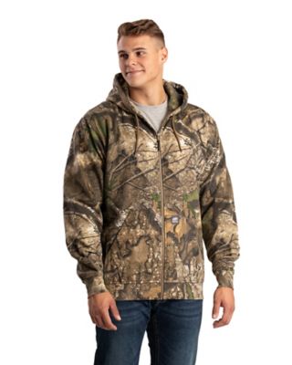 Image showing 0 th Berne Men's Heritage Thermal-Lined Full-Zip Hooded Sweatshirt Realtree APEX Camouflage