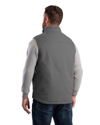 Image showing  Men's Heartland Sherpa-Lined Washed Duck Vest