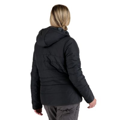 Image showing  Womens Channel Quilt Ripstop Hooded Jacket