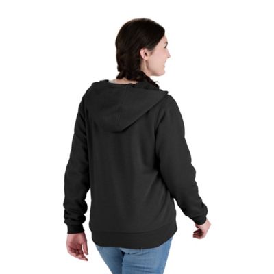 Image showing  Women's Heritage Grid Fleece-Lined Full-Zip Hooded Sweatshirt