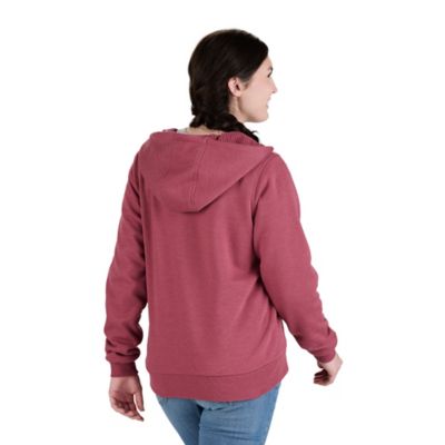 Image showing  Women's Heritage Grid Fleece-Lined Full-Zip Hooded Sweatshirt