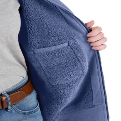 Image showing 2 th Berne Women's Sherpa-Lined Full-Zip Hooded Sweatshirt