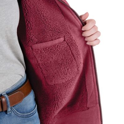 Image showing 2 th Berne Women's Sherpa-Lined Full-Zip Hooded Sweatshirt