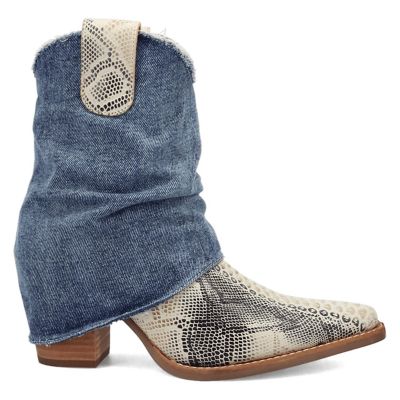 Image showing  Women's Denim Dream Leather Booties