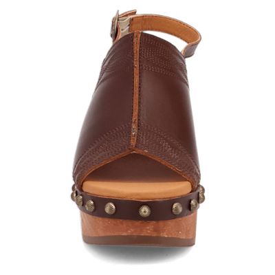 Image showing  Women's Clover Wooden Sandals