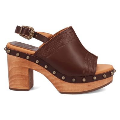 Image showing  Women's Clover Wooden Sandals