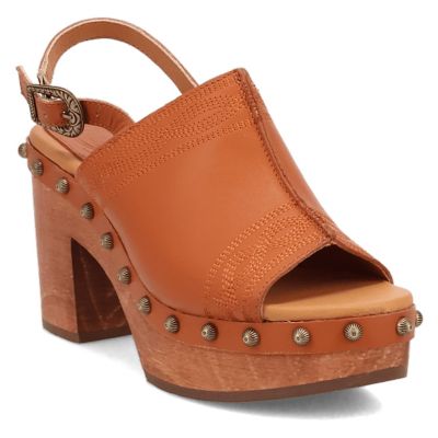 Dingo Women's Clover Wooden Sandals