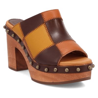 Dingo Women's Mosaic Wooden Sandals