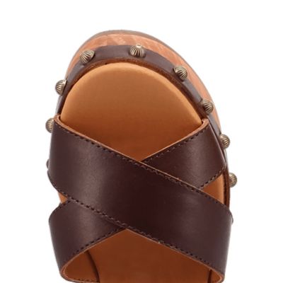 Image showing  Women's Lotus Wooden Sandals