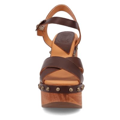 Image showing  Women's Lotus Wooden Sandals
