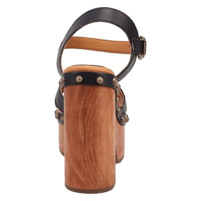 Image showing 5 th Dingo Women's Lotus Wooden Sandals