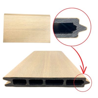 Image showing  6 ft. Valla Capped Composite Privacy Fence Panel, Cedar, 400003104B